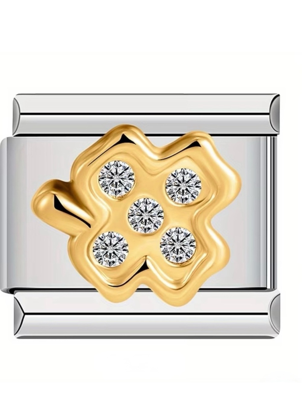 5 for $15 Lucky Clover Italian charm 9mm #jewelry  #Italiancharm #clover
